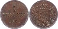 Bayern 1/2 Kreuzer 1851 Maximilian II. Joseph 1848-1864. Kratzer, sehr s... 11.57 US$  +  23.15 US$ shipping