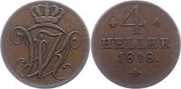 Hessen-Kassel 4 Heller 1818 Wilhelm I. 1803-1821. Sehr sch&ouml;n 21.99 US$  +  23.15 US$ shipping