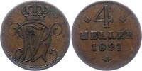Hessen-Kassel 4 Heller 1821 Wilhelm I. 1803-1821. Sehr sch&ouml;n 21.99 US$  +  23.15 US$ shipping