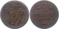 Hessen-Kassel 2 Heller 1816 Wilhelm I. 1803-1821. Schr&ouml;tlingsfehler, sch... 11.57 US$  +  23.15 US$ shipping