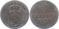Hessen-Kassel 6 Kreuzer 1833 Wilhelm II. 1821-1847. Sch&ouml;n 13.89 US$  +  23.15 US$ shipping