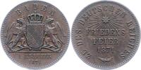 Baden-Durlach Gedenkkreuzer 1871 Friedrich I. 1852-1907. Vorz&uuml;glich 18.52 US$  +  23.15 US$ shipping