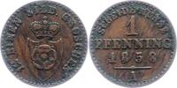 Lippe, Grafschaft 1 Pfennig 1858 A Paul Friedrich Emil Leopold 1851-1875... 9.26 US$  +  23.15 US$ shipping