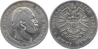 Preußen 2 Mark Wilhelm I. 1861-1888. -