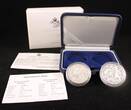San Marino 5 Euro und 10 Euro 2003 Gedenkmünze Olympische Sommerspiele Satz proof