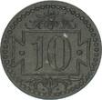 Danzig, Freie Stadt 10 Pfennig 1920 Gewehrfabrik Danzig Notgeld, kleine Wertzahl CH UNC