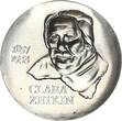 DDR 20 Mark 1982 A Gedenkmünze Clara Zetkin freshly minted, almost mint
