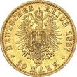 Sachsen-Altenburg 20 Mark 1887 A Ernst 1853 - 1908 very fine+