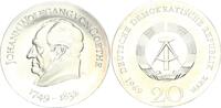 DDR 20 Mark Gedenkmünze Johann Wolfgang von Goethe -