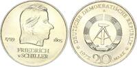 DDR 20 Mark Gedenkmünze Friedrich von Schiller, Exp. (Exportqualität) -