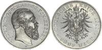 Hessen 5 Mark Ludwig IV. 1877 - 1892 -