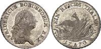Brandenburg-Preußen Reichstaler 1770 A (Berlin) Friedrich II. der Große 1740 - 1786 CH UNC