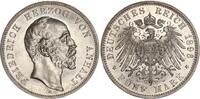 Anhalt 5 Mark Friedrich I. 1871 - 1904 -
