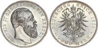 Hessen 5 Mark Ludwig IV. 1877 - 1892 -