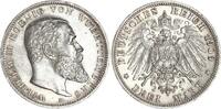Württemberg 3 Mark Wilhelm II. 1891 - 1918 -