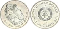 DDR 5 Mark Gedenkmünze Wartburg bei Eisenach -