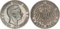 Preußen 5 Mark Wilhelm II. 1888 - 1918 -