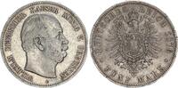 Preußen 5 Mark Wilhelm I. 1861 - 1888 -