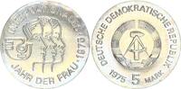 DDR 5 Mark Gedenkmünze Internationales Jahr der Frau -