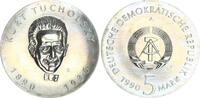 DDR 5 Mark Gedenkmünze Kurt Tucholsky -