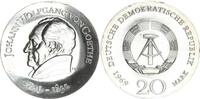 DDR 20 Mark Gedenkmünze Johann Wolfgang von Goethe -