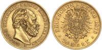 Preußen 20 Mark Wilhelm I. 1861 - 1888 -