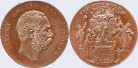 Kaiserreich Sachsen Medaille in 5 Mark Größe Albert -