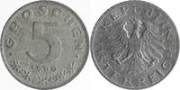 ÖSTERREICH 5 Groschen 1980 2. Republik CH UNC