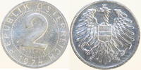 ÖSTERREICH 2 Groschen 1974 2. Republik Proof offen