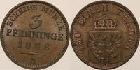 3 Pfennig 1868 A Deutschland PREUSSEN prfr +/-  patina