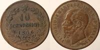 Italien 10 Centesimi Vittorio Emanuele -