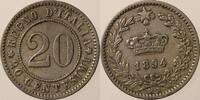 Italien 20 Centesimi Umberto 1. -