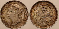 Hongkong 5 Cents Queen Victoria -