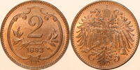 kaisertum österreich 2 Heller franz joseph 1. (1848 - 1916) -
