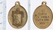 TIROL - Wallfahrt Wallfahrtsmedaille - Breverl 1860-1930 Alte Sammlung Tiroler Wallfahrt: ABSAM VF / vzgl+ /-