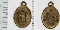 TIROL - Wallfahrt Wallfahrtsmedaille - Breverl 1860-1930 Alte Sammlung Tiroler Wallfahrt: ABSAM VF / vzgl+ /-