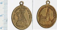 TIROL - Wallfahrt stein Wallfahrtsmedaille - Breverl 1860-1930 Alte Sammlung Tiroler Wallfahrt: MARIA STEIN VF / vzgl+ /-