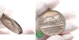 Apolda, Stadt. Silbermedaille 1929 Auf das 50jährige Mitgliedsjubiläum. Von Wernstein. EF