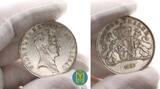 Nassau Kronentaler 1837 Wilhelm 1816-1839. VF