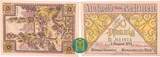 Thüringen 2x25, 4x50 Pfennig 1921 Rehmen bei Pößneck. Satz mit 6 Scheinen. AU-.