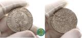 Mecklenburg 1 Taler 1549 Johann Albrecht 1547-1576. VF, Schrötlingsriss