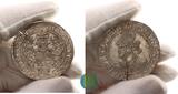 Mecklenburg 1 Taler 1549 Johann Albrecht 1547-1576. VF, Schrötlingsriss