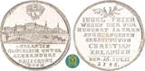 Brandenburg Bayreuth 1/6 Taler 1786 Alexander, 1769-1791 auf die 100-Jahrfeier der Erbauung von Neu-Erlangen Stempelglanz, Prooflike
