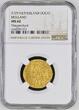 NETHERLAND DUCAT 1729 Out of the Vliegenthart. Shipwreck Certification Brown. NGC MS 62