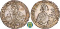 Sachsen-Saalfeld 1/4 Taler Johann Ernst VIII. 1680-1729. 200 Jahre Reformation. -