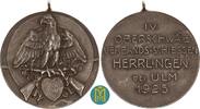 Herrlingen bei Ulm Silbermedaille Auf das IV. Oberschwäbische Verbandsschießen. -