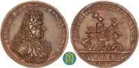 Sachsen-Coburg. Bronzemedaille von Wermuth. Auf den Besuch von Herzog Albrecht III bei seinem Bruder in Gotha. -