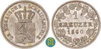 Hessen-Darmstadt 1 Kreuzer Ludwig III. 1848-1877. -
