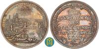 Frankfurt, Stadt Silbermedaille von Oexlein. Auf den Frieden von Hubertusburg. -