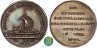 Sachsen / Dresden. Silbermedaille von Thomas. Auf die 200 Jahrfeier der Schiffhändler-Grabegesellschaft. -